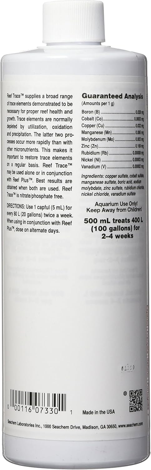 Seachem Reef 微量元素 500ml
