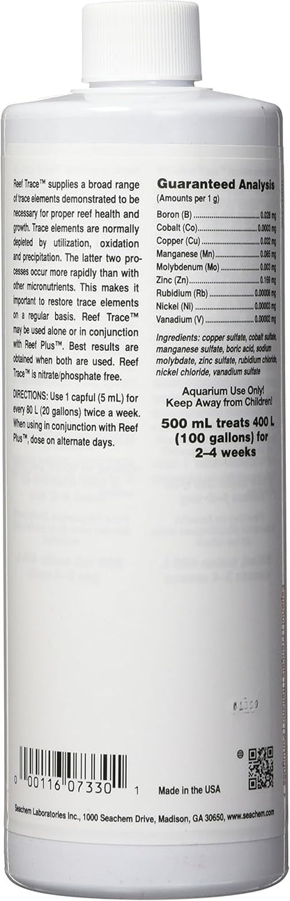 Seachem Reef 微量元素 500ml