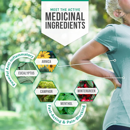 KaLaya 强效止痛霜，含 CSSO 和滚轮按摩球，适用于背部、颈部、肌肉、肩部、手部和膝盖，含有天然活性成分、止痛和抗炎成分（100 克）