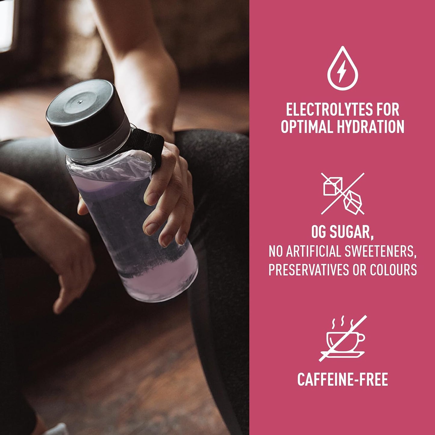 Organika 電解質耐力 - 無糖運動前補充劑，含 β-丙氨酸和左旋肉鹼 - 櫻桃霜口味 - 180 克，30 份