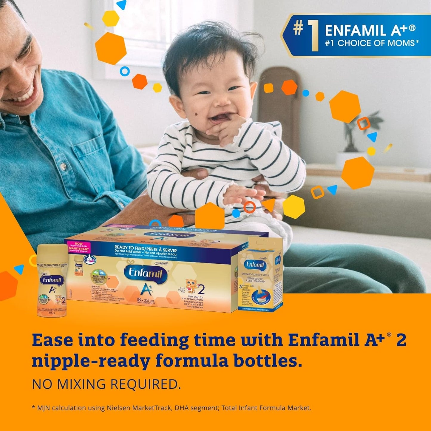 Enfamil A+2, Baby Formula, Value Pack, Powder Refill, with Brain Building DHA, 6-18 months, 992g