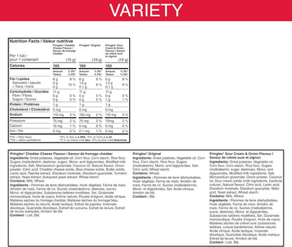 Pringles Snack Stacks 薯片什锦装 27 片（27 x 19 克）