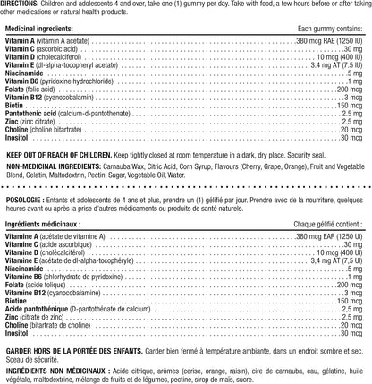 自然之宝儿童复合维生素，迪士尼皮克斯汽车，每粒软糖仅含 1 克糖，支持免疫系统、眼部健康、骨骼和牙齿，抗氧化剂来源，无麸质，水果味软糖，150 粒