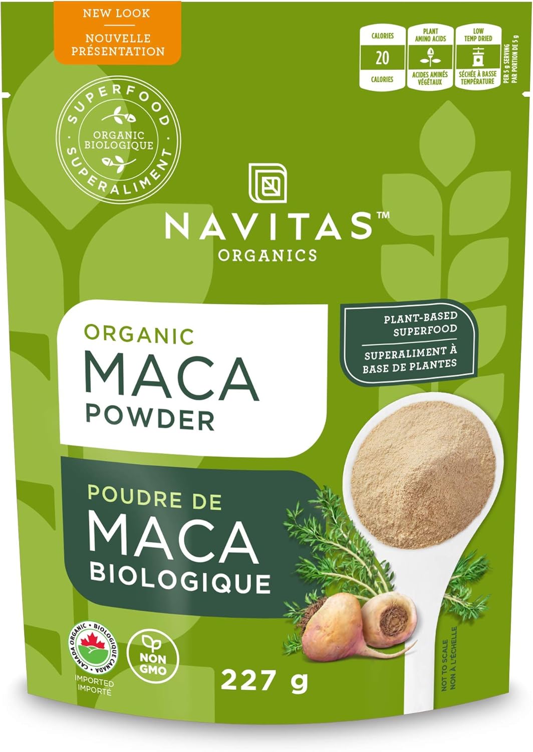 Navitas Navitas Organics Maca Powder, 227g Bag, 227 Grams
