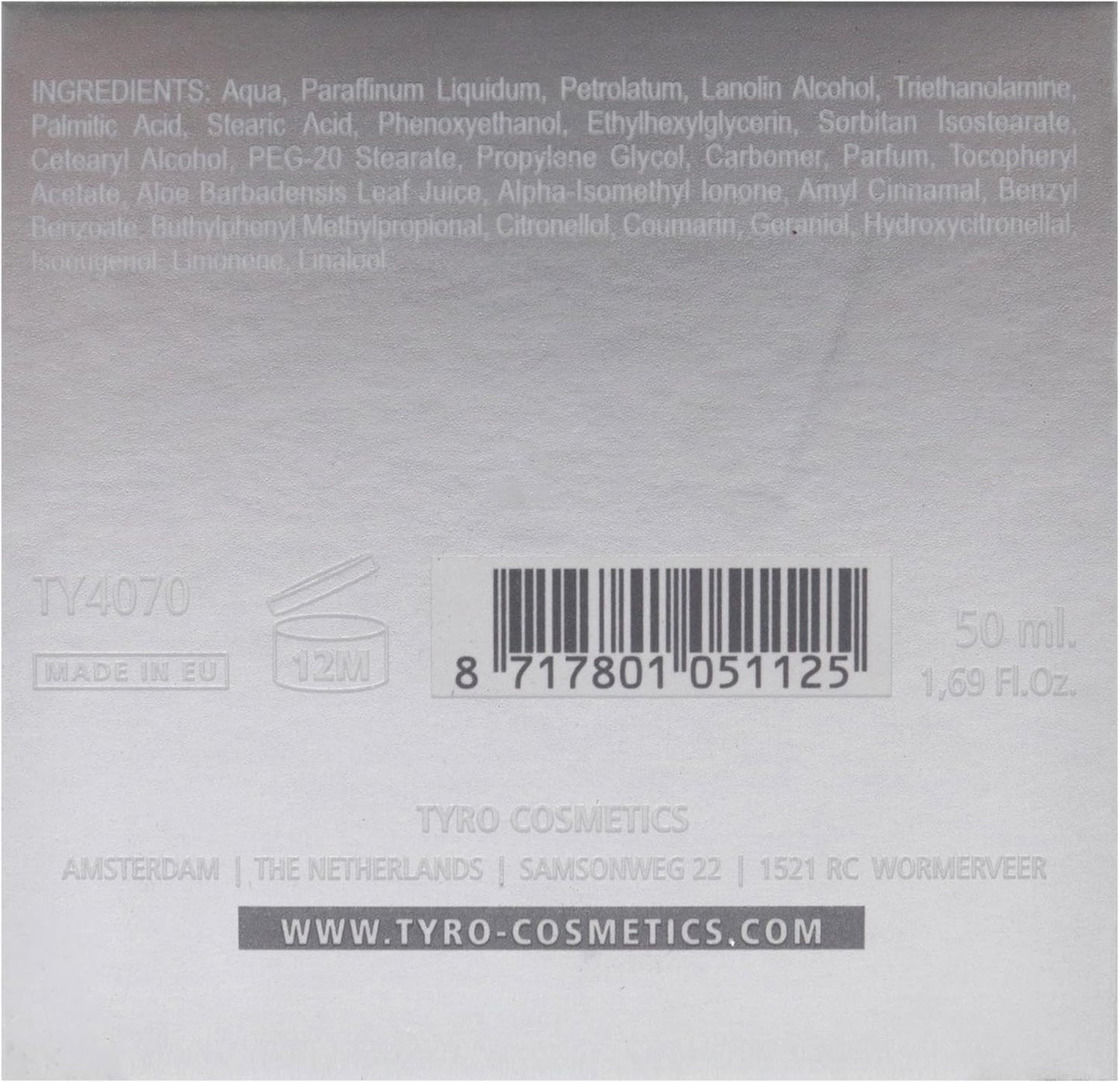 Tyro Day Cream E Plus Cream 男女通用-1.69 盎司