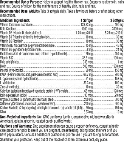 Prairie Naturals Hair force softgel 90 Count