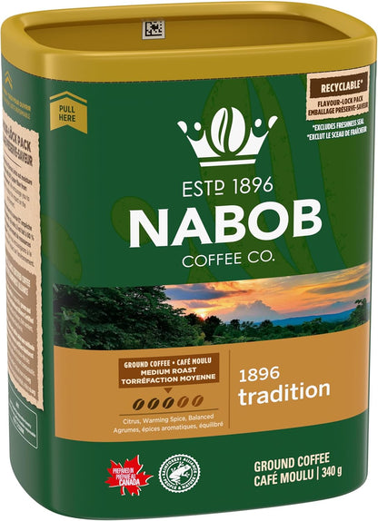 Nabob 中度烘焙 1896 Tradition，6 克拉盒装