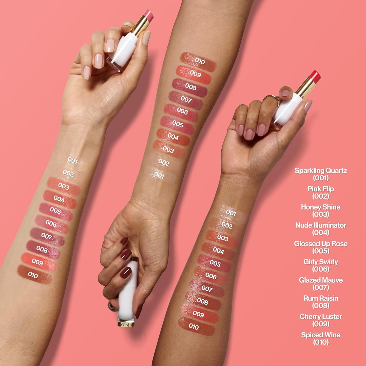 Revlon Super Lustrous Glass Shine Balm, Hydrating Tinted Lip Balm, Sheer, Glossy Shiny Finish, 008 Rum Raisin, 0.11 oz