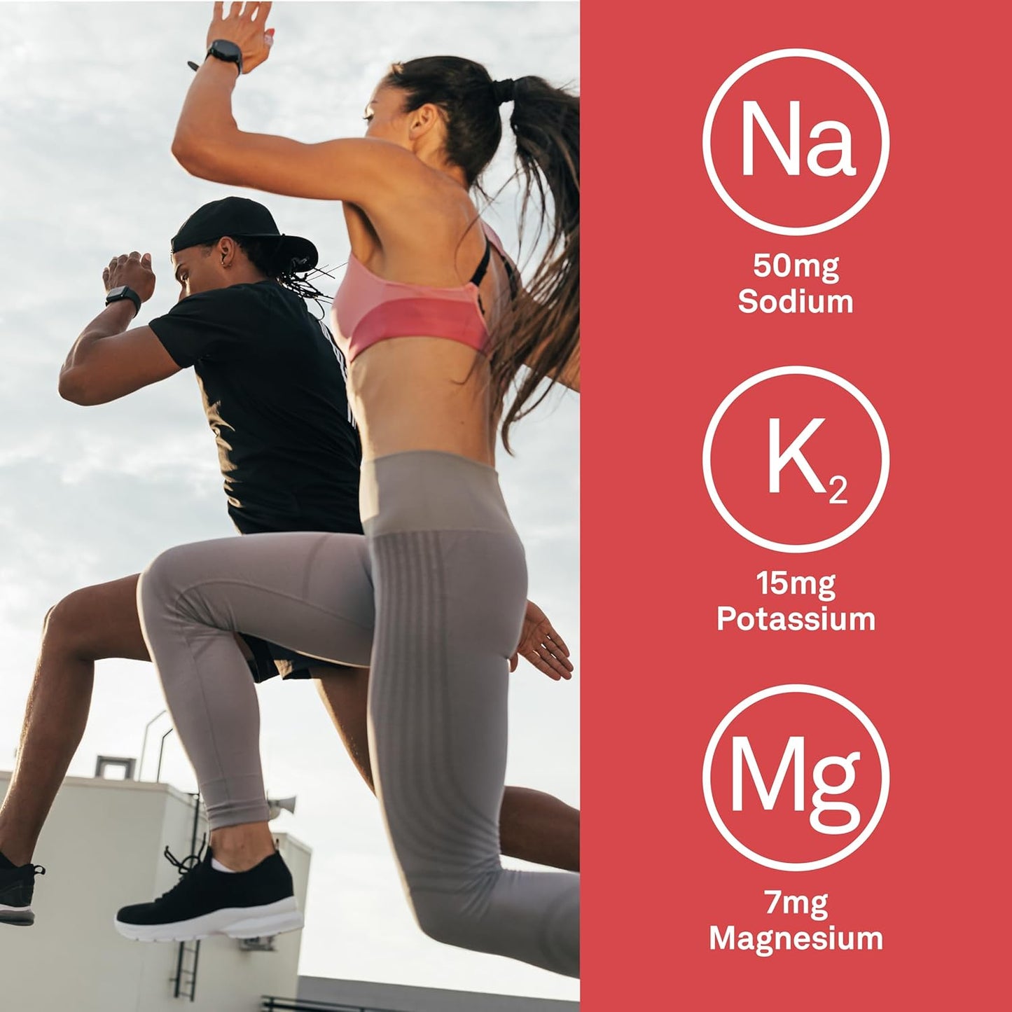 Organika Electrolyte Salt Tabs - Fruit Punch Flavour Chewable - Fast Hydration for Endurance and Energy Boost with Added D-Glucose - 60tabs