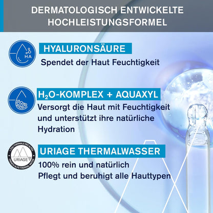 Uriage Eau 溫泉水霜 - 保濕亮澤輕盈乳霜，含玻尿酸 - 所有膚質 - 40ml