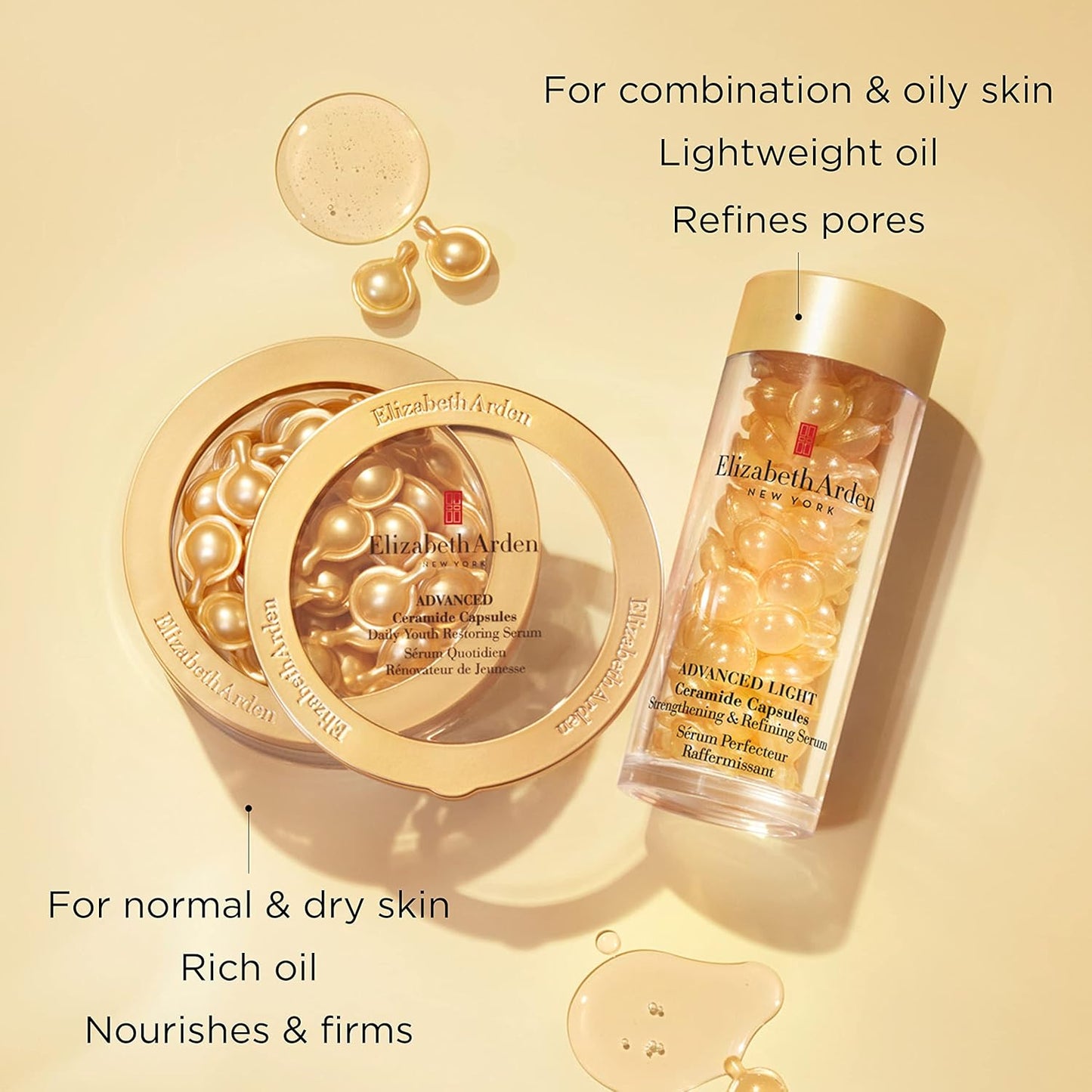 Elizabeth Arden Advanced Light Ceramide Capsules Strengthening & Refining Serum, 60 PC