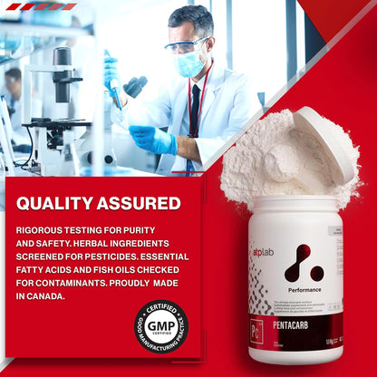 ATP LAB Pentacarb 1.1kg 无味粉 40 份 - 碳水化合物和电解质 - 支持性能、能量和耐力 - 非常适合锻炼后恢复 - 易于混合的配方，适合积极的生活方式