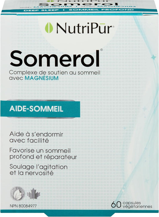 Nutripur Somerol - 助眠剂，60粒素食胶囊
