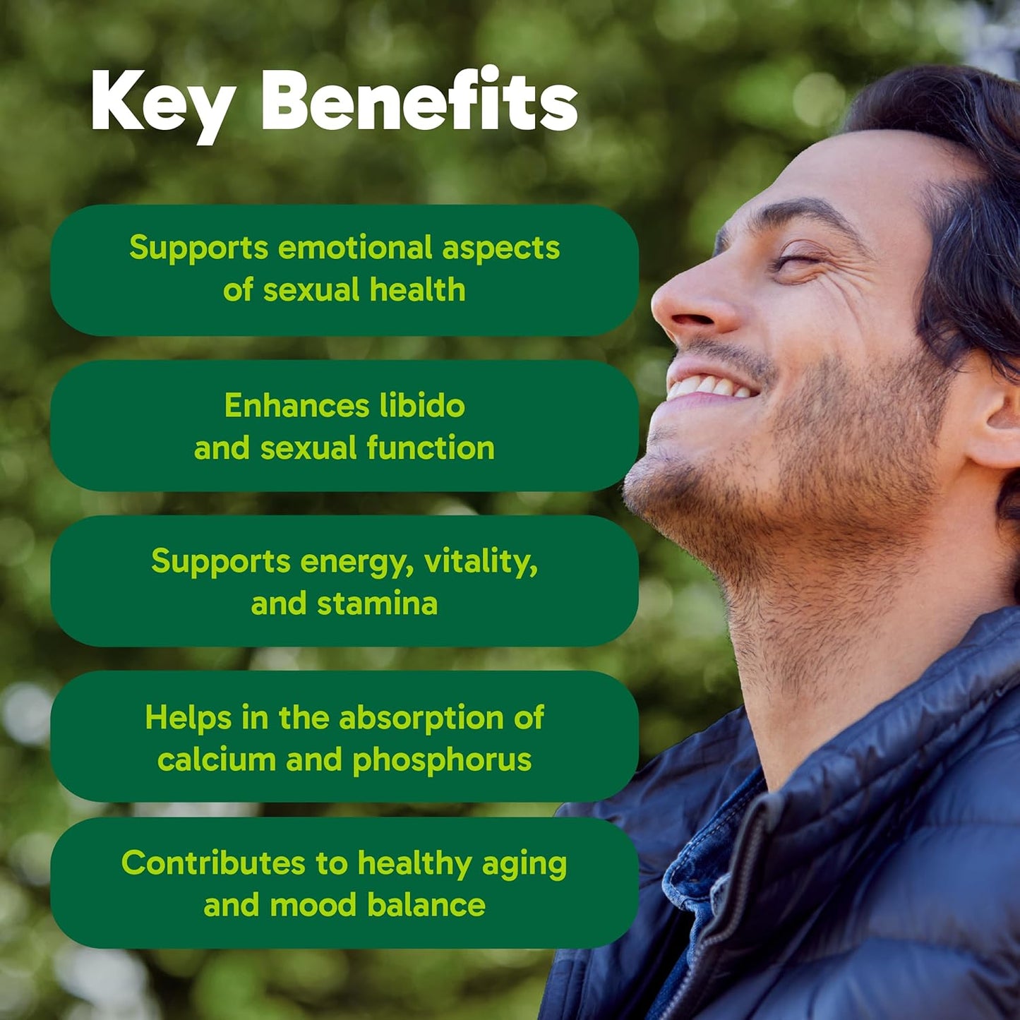 Organika 加拿大制造东革阿里 400 毫克 - 含玛卡、蒺藜和黑胡椒 - 增强男性阳刚之气 - 强效多成分混合物 - 60 粒胶囊