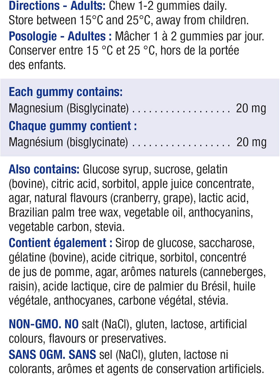 Jamieson Magnesium Gummies - Cranberry Grape Flavour, 60 Count (Pack of 1) & Apple Cider Vinegar Gummies, Vegetarian Red Apple, 60 Count