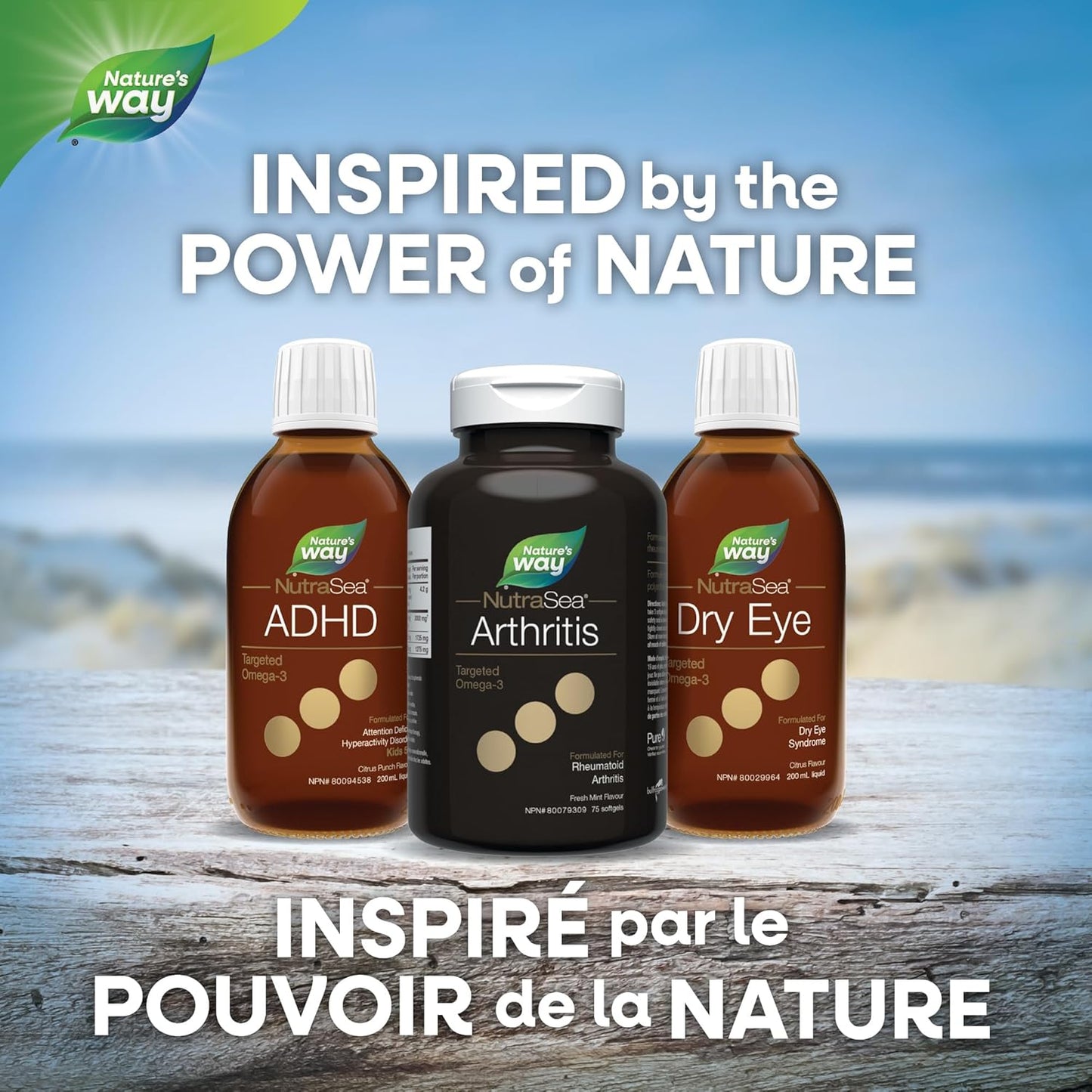 NutraSea Arthritis Targeted Omega-3 - Rheumatoid Arthritis Support 3000mg (1725mg EPA, 1275mg DHA), Fresh Mint, 75 count softgel