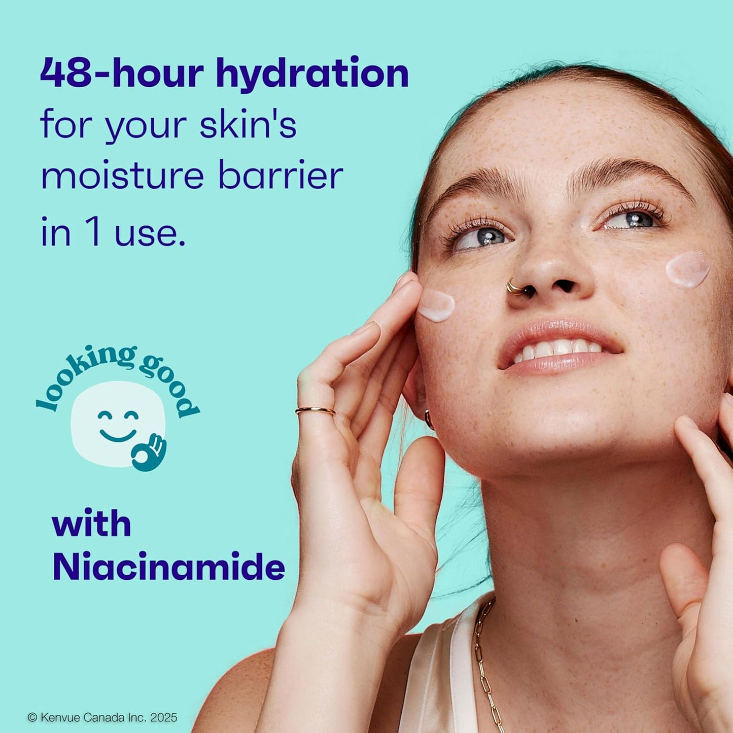 Clean & Clear Daily Mattifying Facial Moisturizer, Shine Control Face Lotion with Niacinamide & Pro-Vitamin B5 for Oily, Combination, & Sensitive Skin Care, Non-Comedogenic, 100 ml