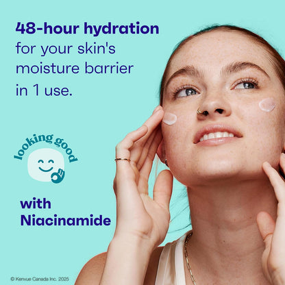 Clean & Clear Daily Mattifying Facial Moisturizer, Shine Control Face Lotion with Niacinamide & Pro-Vitamin B5 for Oily, Combination, & Sensitive Skin Care, Non-Comedogenic, 100 ml