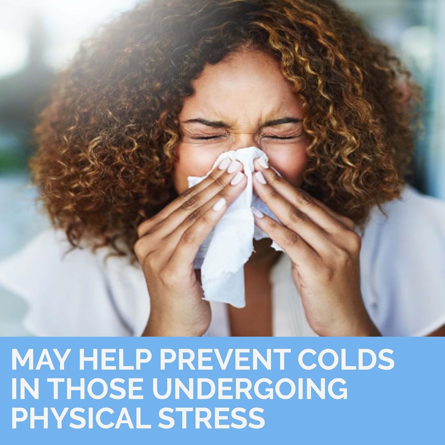 Emergen-C Immune+ 1000毫克維生素C粉劑補充劑，飲料混合物，免疫系統增強劑，藍莓巴西莓口味，24包