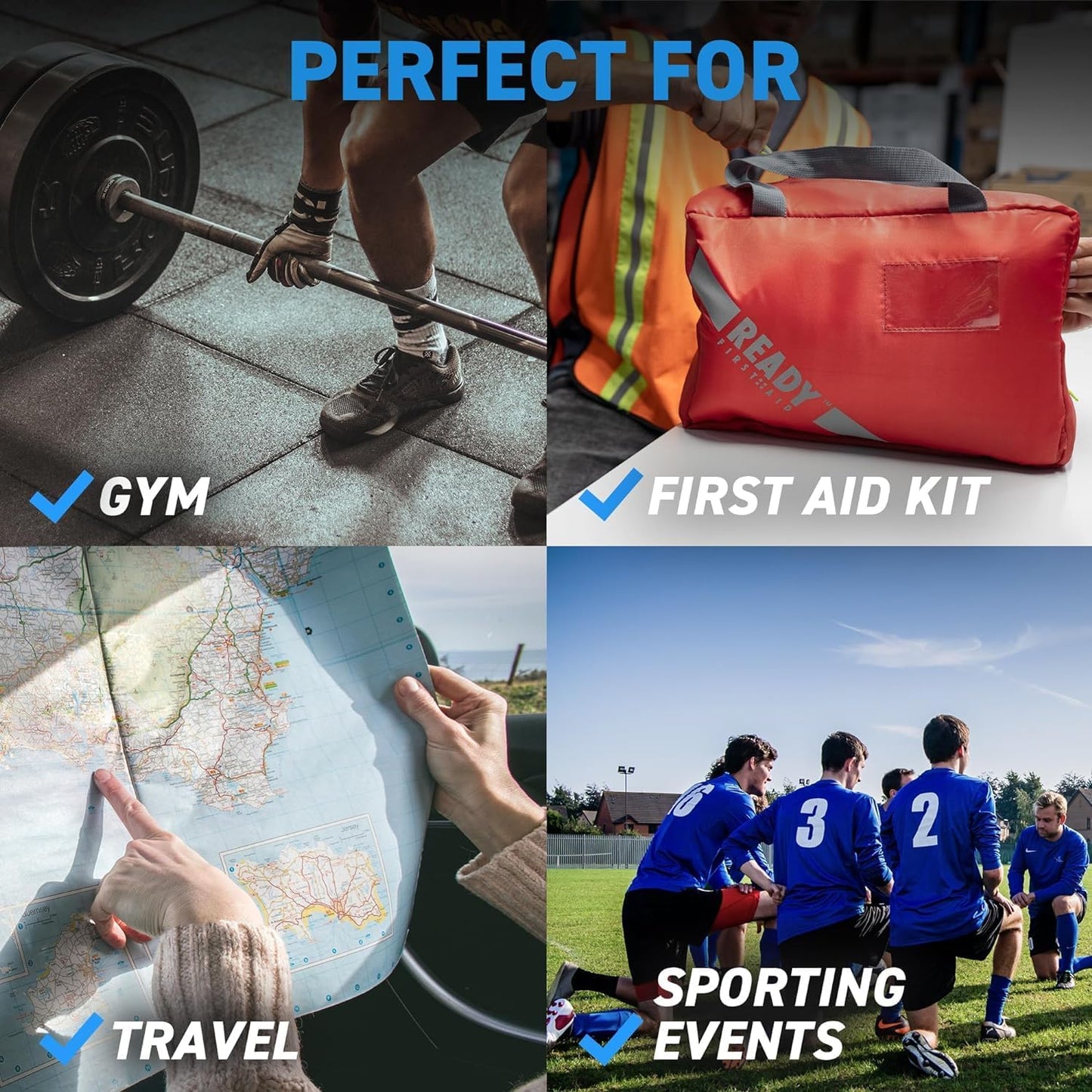 速效冷敷包，中号包装（7.5 英寸 x 4.5 英寸）- 急救准备，快速缓解瘀伤、肿胀、肌肉痉挛、疼痛、头痛，轻微受伤时可使用冰袋（7.5 英寸 x 4.5 英寸，6 个一盒）