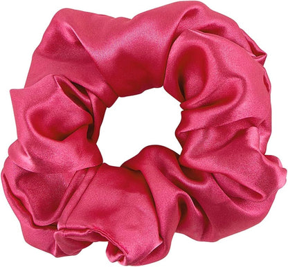 Bella Sleep + Spa Reusable Makeup Remover Facial Cloths and Scrunchie Facial Care Set, 3-Piece, Hot Pink