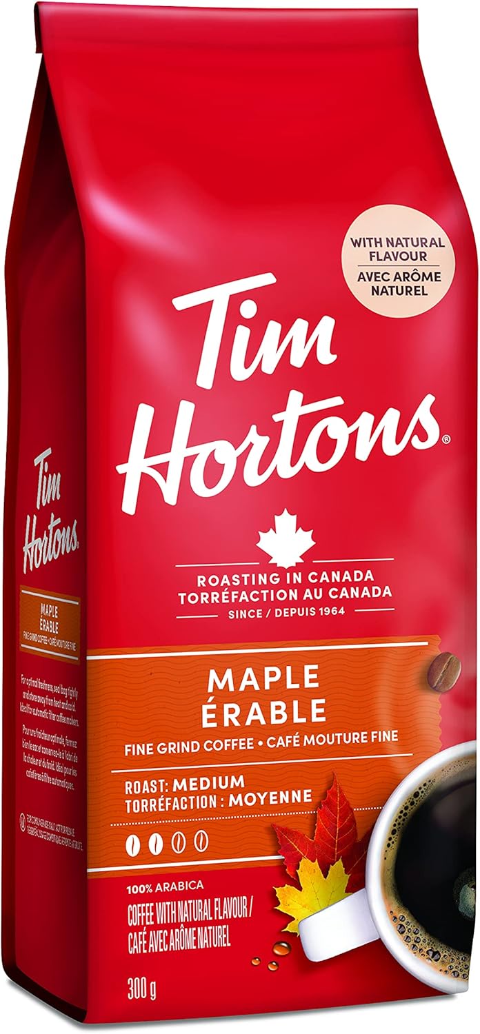 Tim Hortons 枫糖细磨咖啡，中度烘焙，300克/袋
