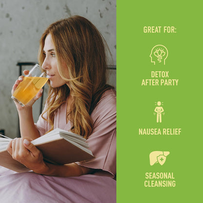 Organika 加拿大制造电解质护肝片，含奶蓟草、胆碱和 NAC - 柠檬蜂蜜姜味 - 肝脏支持 + 保护、电解质平衡、免疫支持、无糖 6g x 20 片