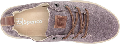Spenco Women's Santa Clara Heathered Sneaker, Elderberry, 7.5
