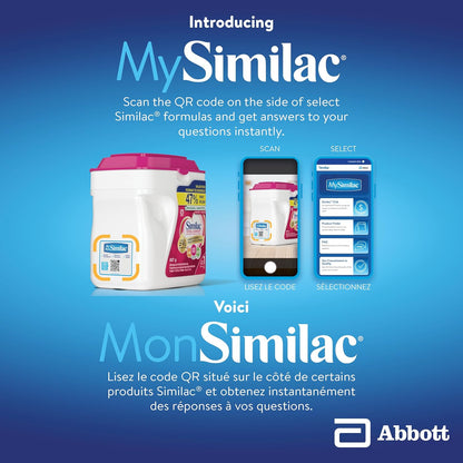 Similac Total Comfort 嬰兒配方奶粉，親膚易消化，採用母乳啟發創新配方，2 英尺液體盎司（0+ 個月），奶粉，837 克