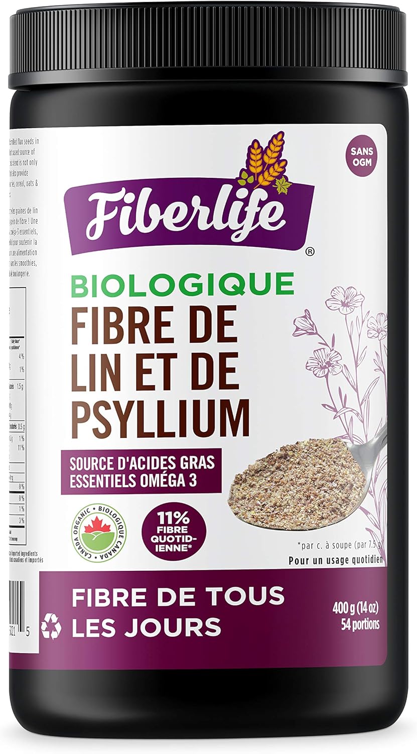 Fiberlife 有机车前子亚麻纤维，400克