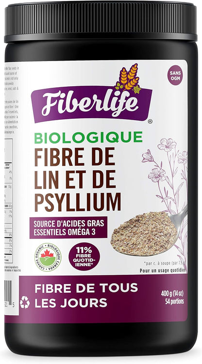 Fiberlife 有机车前子亚麻纤维，400克