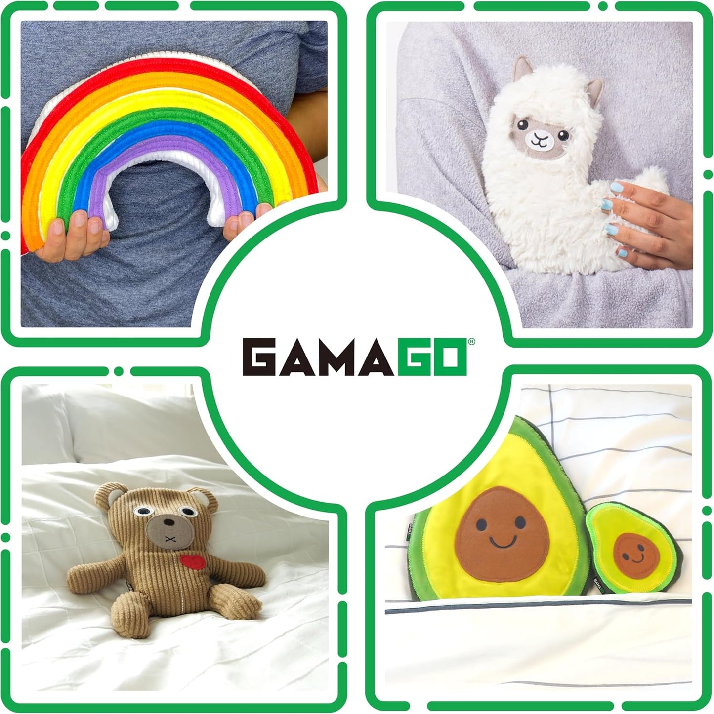 GAMAGO - 彩虹抱抱加热垫和枕头