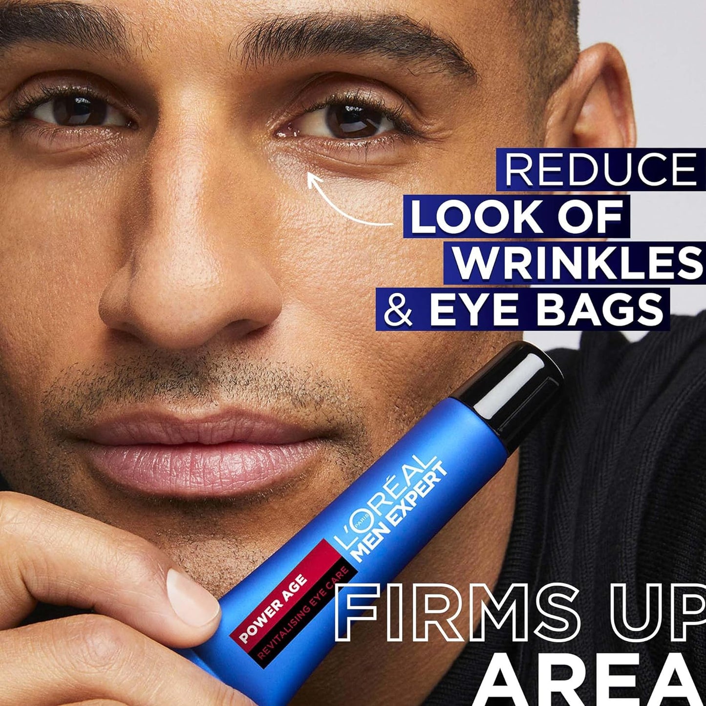 L'Oréal Paris Men Expert Power Age Revitalizing Eye Care & Face Wash, Pure Charcoal Skincare