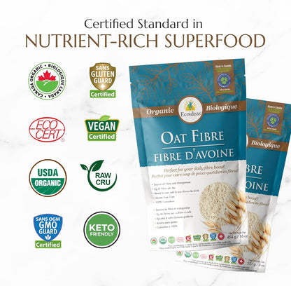 Ecoideas 有机燕麦纤维，蓝色