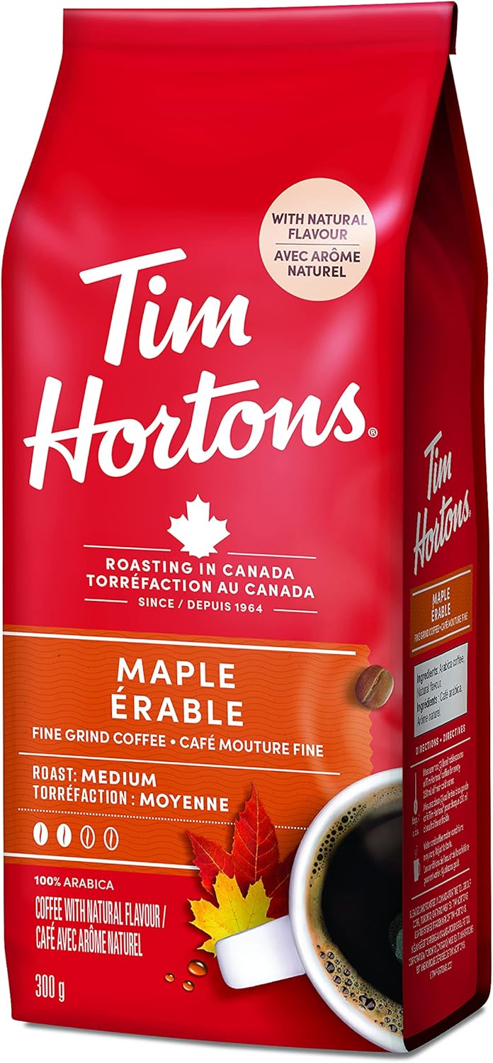 Tim Hortons 枫糖细磨咖啡，中度烘焙，300克/袋