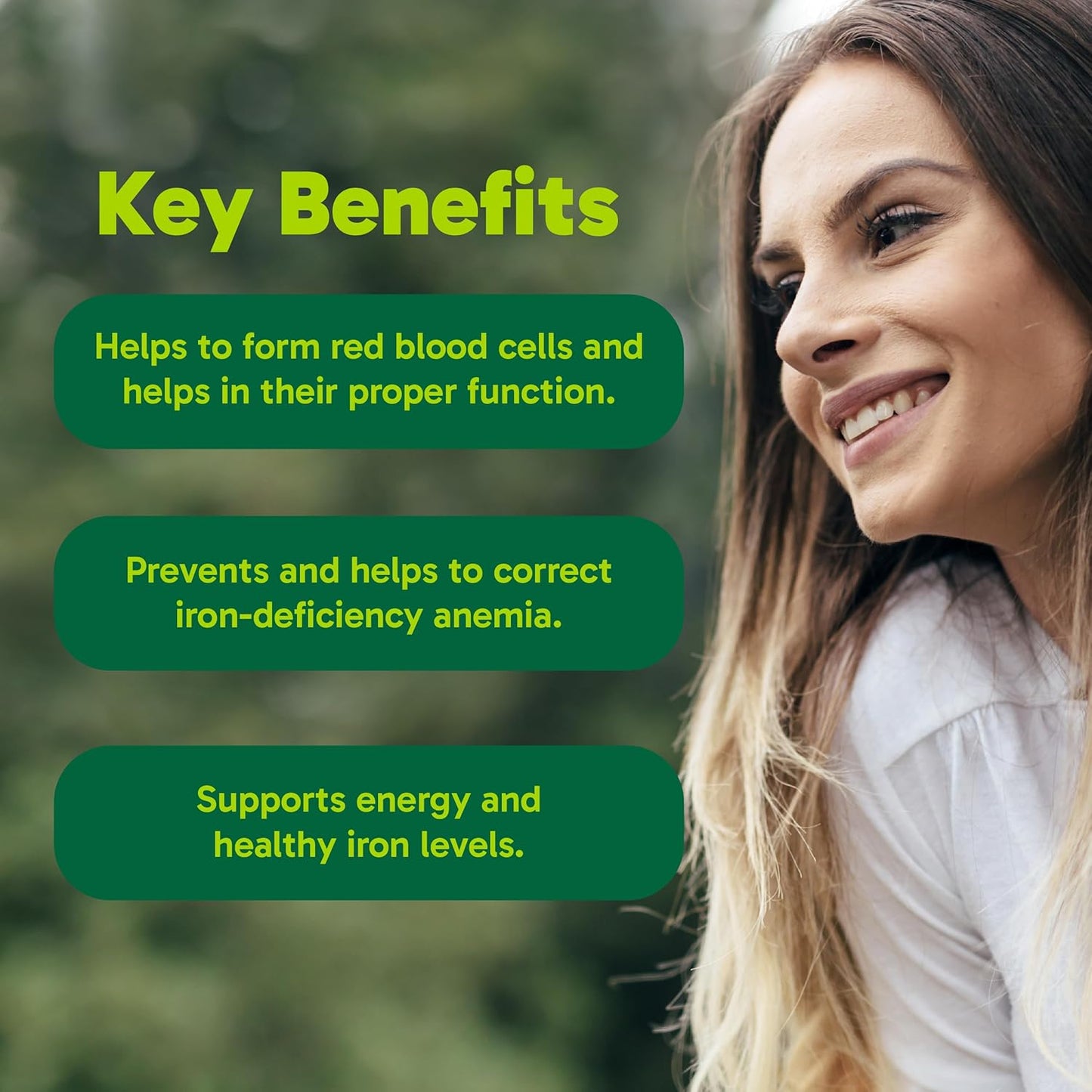 Organika 加拿大製造的絕對鐵 - 雙甘氨酸鐵 - 高利用率，溫和不傷胃，提高鐵含量 - 有益於女性和素食者 - 120 粒膠囊