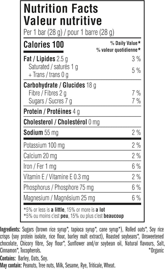 CLIF BAR，迷你巧克力碎能量棒，70% 有机成分，不含人工香料，28 克（10 包）