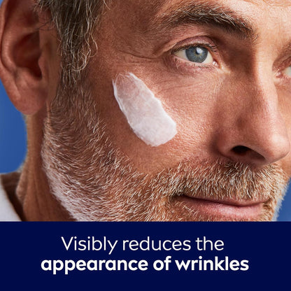 NIVEA MEN Active-Age Face Moisturizer, Men's Face Cream with Hyaluronic Acid, Anti Wrinkle Cream for Men, Skin Firming Cream Provides 24H Hydration, Dermatologically-Tested Skin Care, 50mL