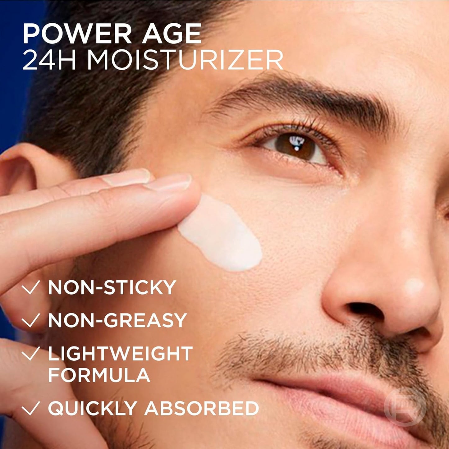 L'Oréal Paris Men Expert Power Age XXL 24 HR Hydrating Face Moisturizer for Men with Hyaluronic Acid & Vitamins, For Dry & Aging Skin, Fights Signs & Look of Aging, 100 mL