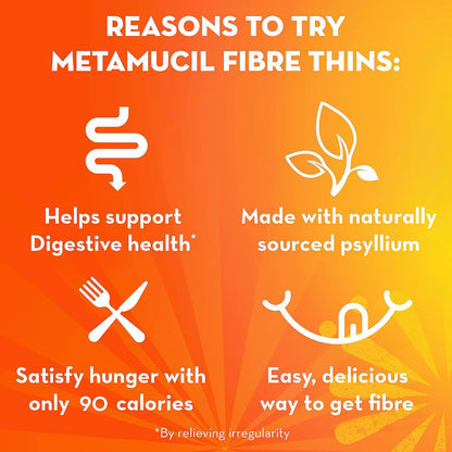 Metamucil 纤维薄片，巧克力味，12 份（共 24 块饼干）