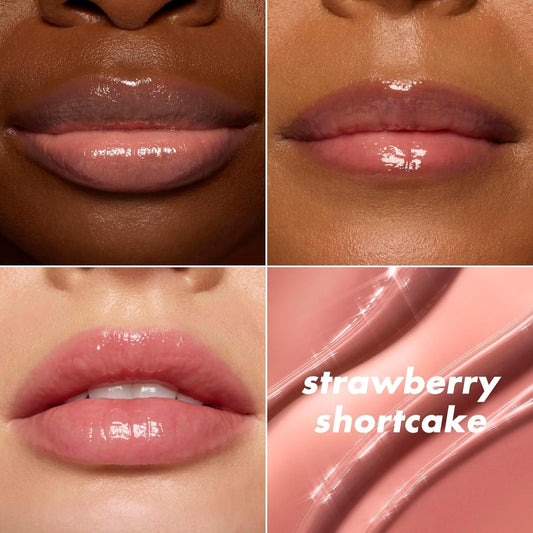 e.l.f. Glow Reviver Melting Lip Balm, Hydrating Tinted Lip Balm For A Glossy Finish & Soft, Supple Lips, Vegan & Cruelty-Free, Strawberry Shortcake