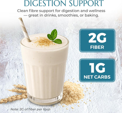 Organic Oat Fiber, 227 g (Pack of 1)