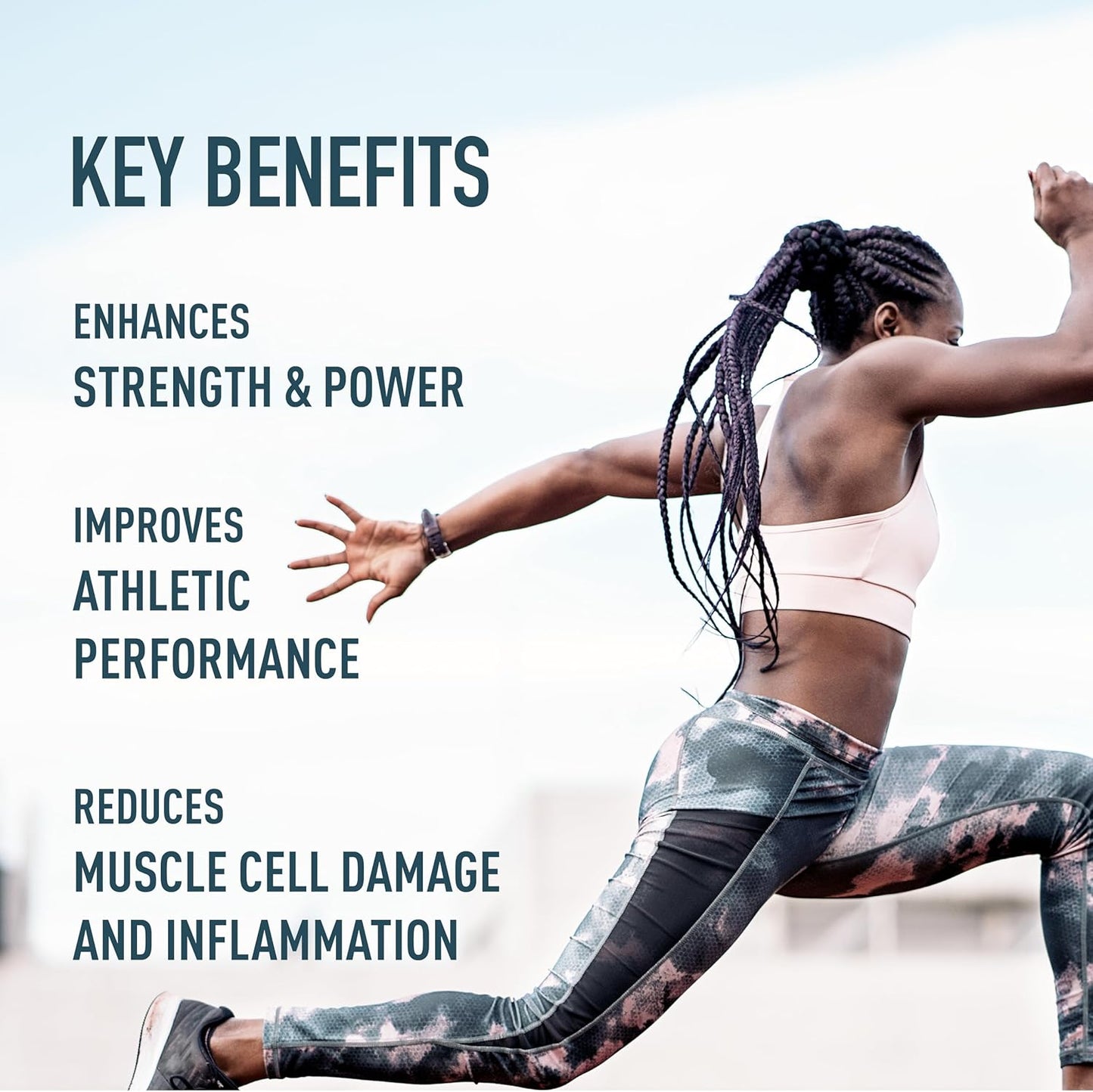 Organika 加拿大製造肌酸粉 - 純微粒化肌酸一水合物 - 幫助男性和女性增強肌肉、提高力量、改善恢復和運動表現 - 500 克，100 份