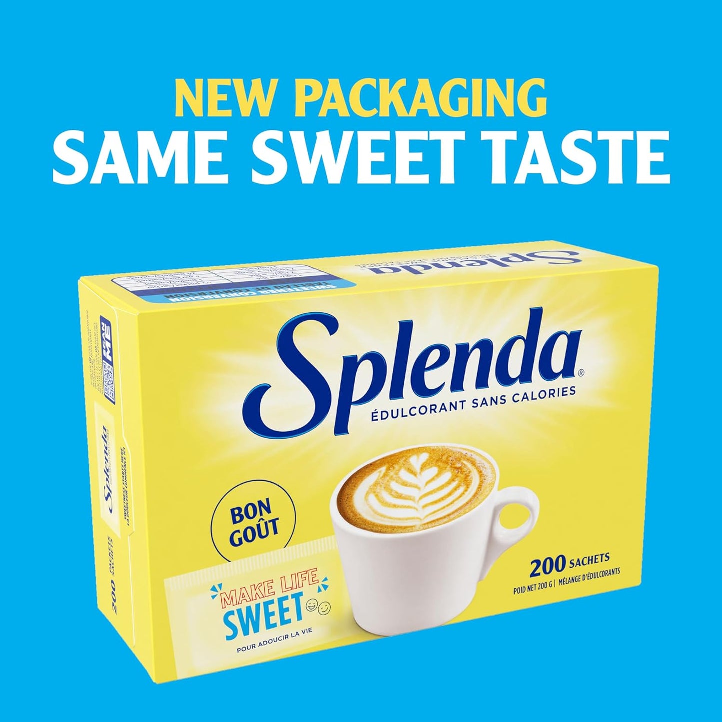 SPLENDA No Calorie Sweetener, 200 Count Packets
