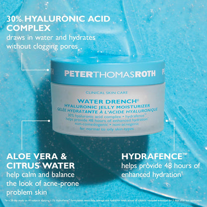 Peter Thomas Roth Water Drench Hyaluronic Jelly Moisturizer Moisturizer Women-1.7 oz