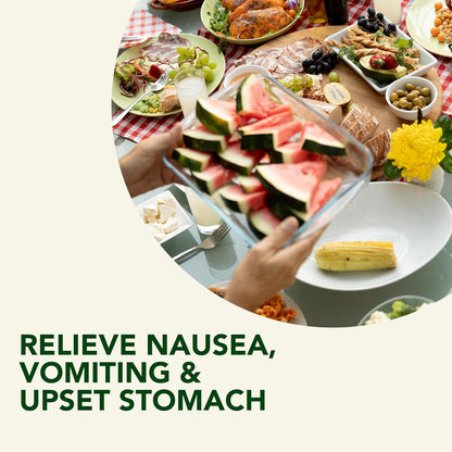 Gravol 生薑 - 抗噁心和緩解胃部不適，含有機生薑提取物 - 加拿大製造 - 不引起困倦、無味且易於吞嚥 - 20 片（1 包）