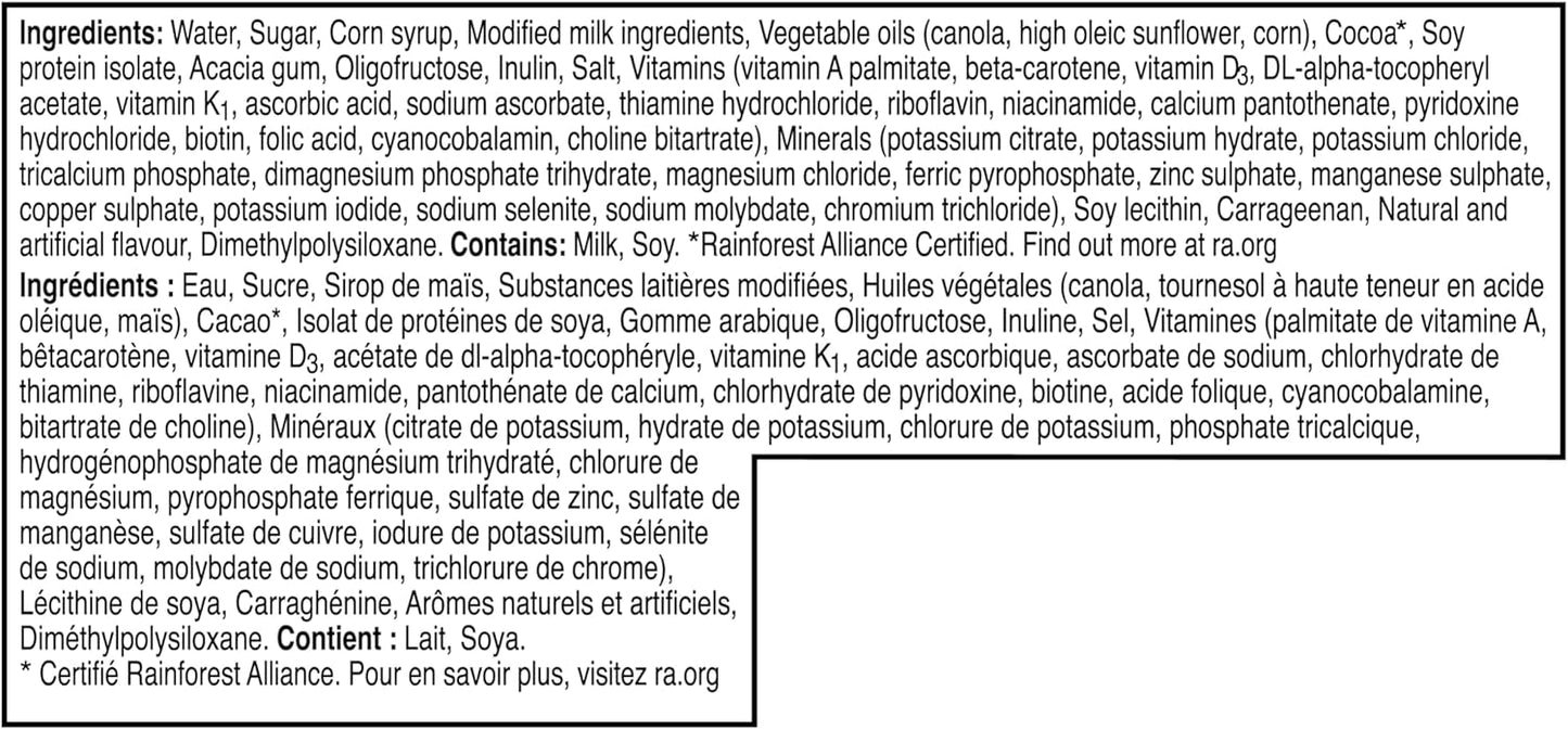 BOOST PLUS 全营养饮料 - 巧克力味，24 瓶，6.2 公斤