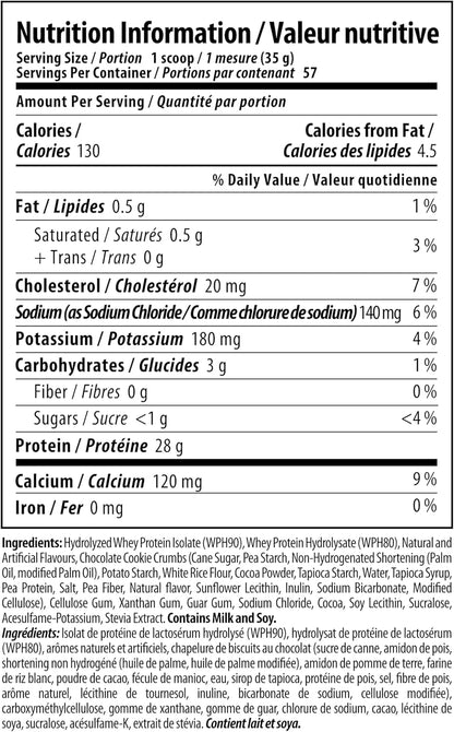 Nutrabolics Hydropure，100% 水解乳清蛋白，曲奇奶油味，4.5 磅