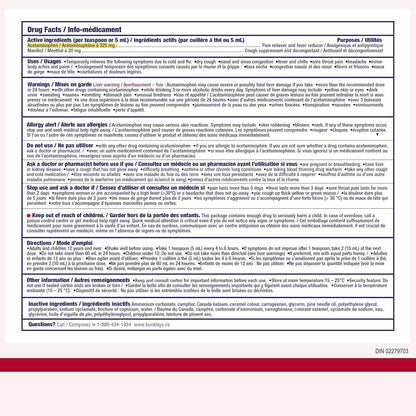 Buckley's 缓解咳嗽、感冒和流感的完整糖浆，250 毫升（包装可能有所不同）