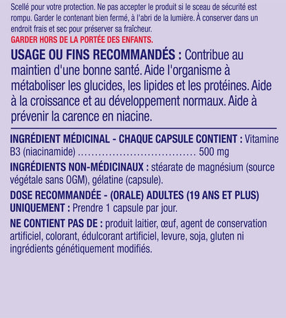 Westcoast Naturals 烟酰胺胶囊，500 毫克